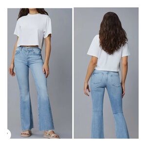 NWT DL1961 Acid Wash DL Vintage Bridget Boot. High Rise Instasculpt. Sz 27”